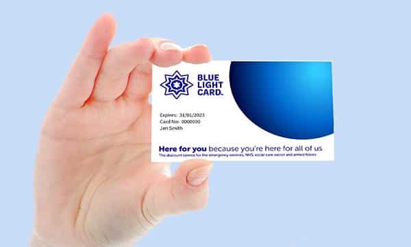 Bluelight card NHS Discount