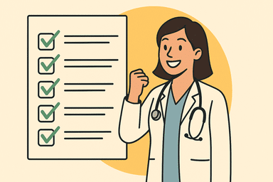 Clinical audit checklist