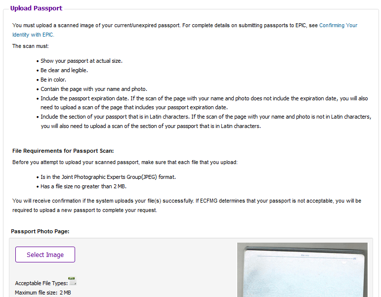 EPIC Verification for GMC registration after PLAB exam step 13
