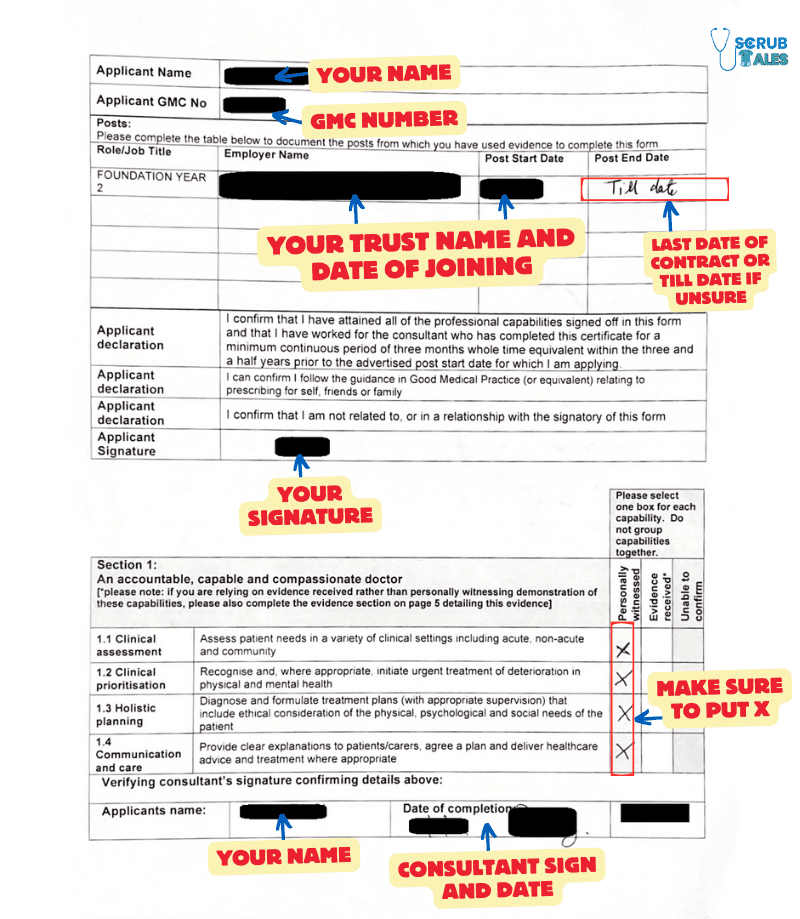 How to Fill Crest Form Page 2 MSRA Exam