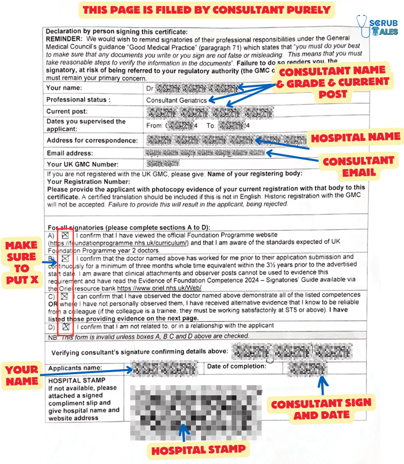 How to Fill Crest Form Page 4 MSRA Exam