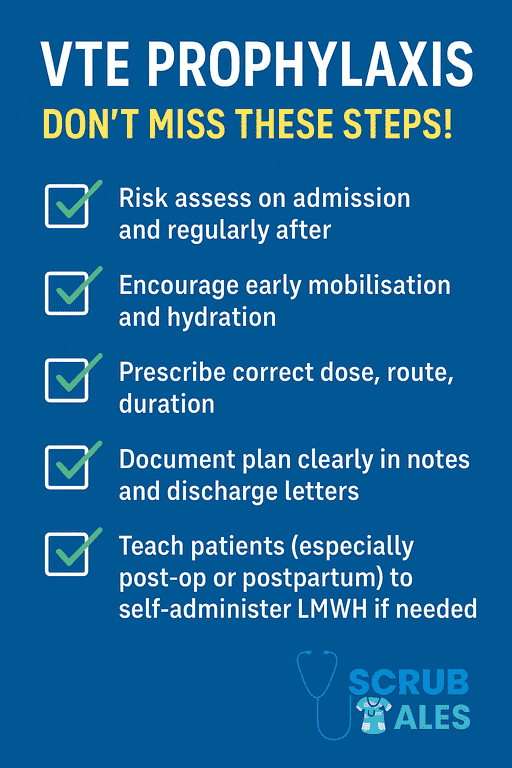 VTE Prophylaxis – Don’t Miss These Steps!